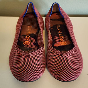 Rothy's Rose Double Stitch Flats Size 8.5